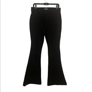 Express Black High Waisted Bell Bottom Jeans